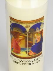 Bougie de Neuvaine à Notre Dame de l'Annonciation