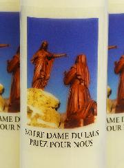 Lot de 3 Bougies de Neuvaine à Notre Dame du Laus