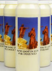 Lot de 6 Bougies de Neuvaine à Notre Dame du Laus