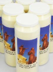 Lot de 6 Bougies de Neuvaine à Notre Dame du Laus