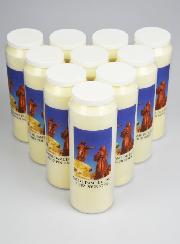 Lot de 10 Bougies de Neuvaine à Notre Dame du Laus