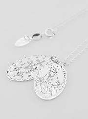 Collier Religieux Médaille Miraculeuse - Argent 925