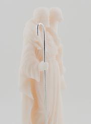 Statue Religieuse Christ bon Pasteur en Albâtre - 12cm