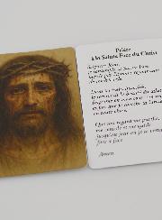Carte de Prière à la Sainte Face du Christ
