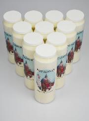 Lot de 10 Bougies de Neuvaine au Pape Léon XIV