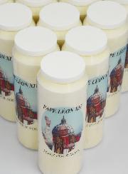 Lot de 10 Bougies de Neuvaine au Pape Léon XIV