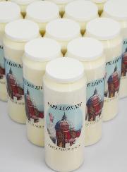 Lot de 20 Bougies de Neuvaine au Pape Léon XIV