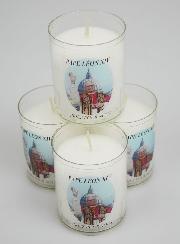 Lot de 4 Bougies Veilleuses Pape Léon XIV