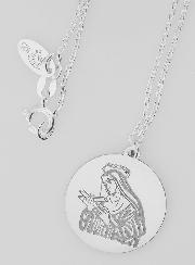 Médaille + Chaîne Argent - Sainte Rita