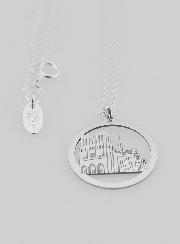 Collier Religieux en Argent - Notre Dame de Paris 20mm
