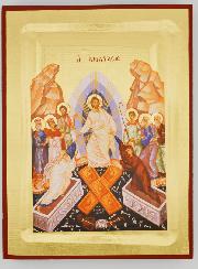 Icône de Jésus - La Résurrection 24cm
