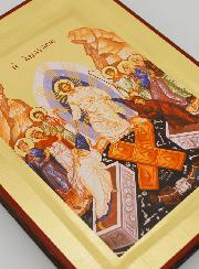 Icône de Jésus - La Résurrection 24cm