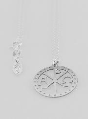 Collier Religieux en Argent Monogramme du Christ - 20mm