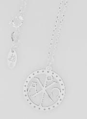 Collier Religieux en Argent Monogramme du Christ - 20mm