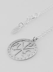 Médaille + Chaîne en Argent - Monogramme du Christ