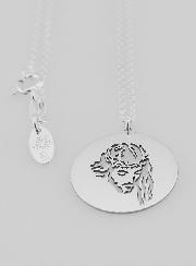 Collier Religieux en Argent - Jésus Christ 20mm