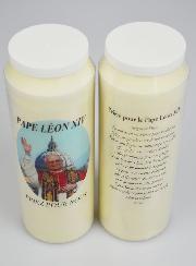 Bougie de Neuvaine au Pape Léon XIV + Prière