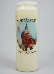 Bougie de Neuvaine au Pape Léon XIV + Prière