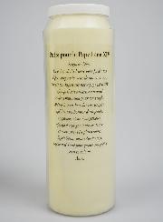Bougie de Neuvaine au Pape Léon XIV + Prière