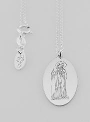 Collier Religieux Notre Dame de Lourdes - Argent 925
