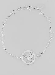 Bracelet en Argent Massif - Colombe & Rameau