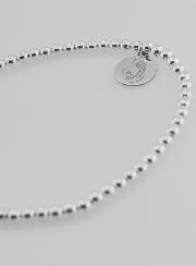Bracelet Boule Croix Egyptienne & Vierge à l'Enfant - Argent