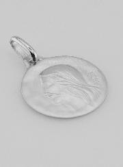 Médaille de Jésus Christ en Argent Massif - 18mm