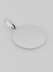 Médaille de Saint Christophe en Argent Massif - 18mm