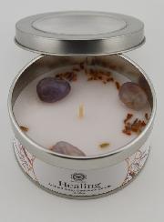 Bougie Parfumée Aromathérapie - Aventurine Verte & Patchouli