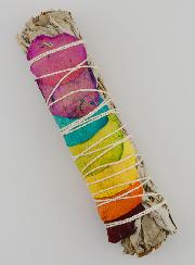 Sauge Blanche & Pétales de Rose Multicolores - Fagot 40-60g