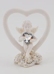 Statue Coeur Ange-Gardien - 6cm