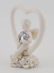 Statue Coeur Ange-Gardien - 6cm