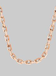 Chaîne en Plaqué Or Rose 45cm - Maille Forçat 1,4mm