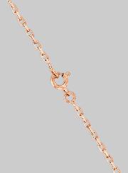 Chaîne 45cm Maille Forçat 1,4mm - Plaqué Or Rose