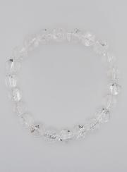 Bracelet en Pierre de Cristal de Roche Rainbow - 8mm