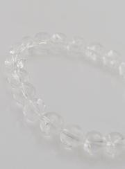 Bracelet en Pierre de Cristal de Roche Rainbow - 8mm