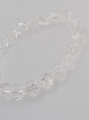 Bracelet en Pierre de Cristal de Roche Rainbow - 8mm