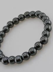 Bracelet en Perles d'Hématite Naturelle - 8mm