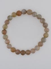 Bracelet en Pierre de Lune Grise AA - 8mm