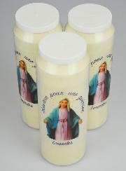 3 Bougies Neuvaine pour une Guérison - 17.5cm