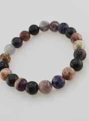 Bracelet en Pierre Naturelle de Charoïte - 8mm