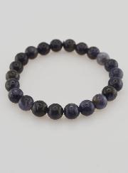 Bracelet Pierre Naturelle de Cordiérite Lolite - 8mm