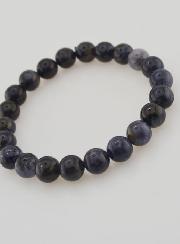 Bracelet Pierre Naturelle de Cordiérite Lolite - 8mm