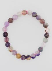 Bracelet en Pierre Naturelle de Fluorite Multicolore AA - 6mm
