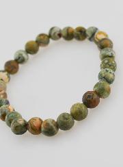 Bracelet en Pierre Naturelle de Rhyolite - 8mm