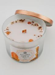 Bougie Parfumée Aromathérapie  256g - Palo Santo & Cornaline