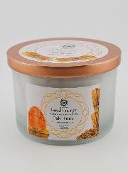 Bougie Parfumée Aromathérapie 256g - Palo Santo & Cornaline