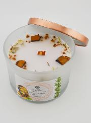 Bougie Parfumée Aromathérapie 256g - Gingembre & Oeil de Tigre