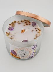 Bougie Parfumée 256g - Lavande & Améthyste