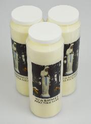 3 Bougies de Neuvaine Notre Dame de Banneux